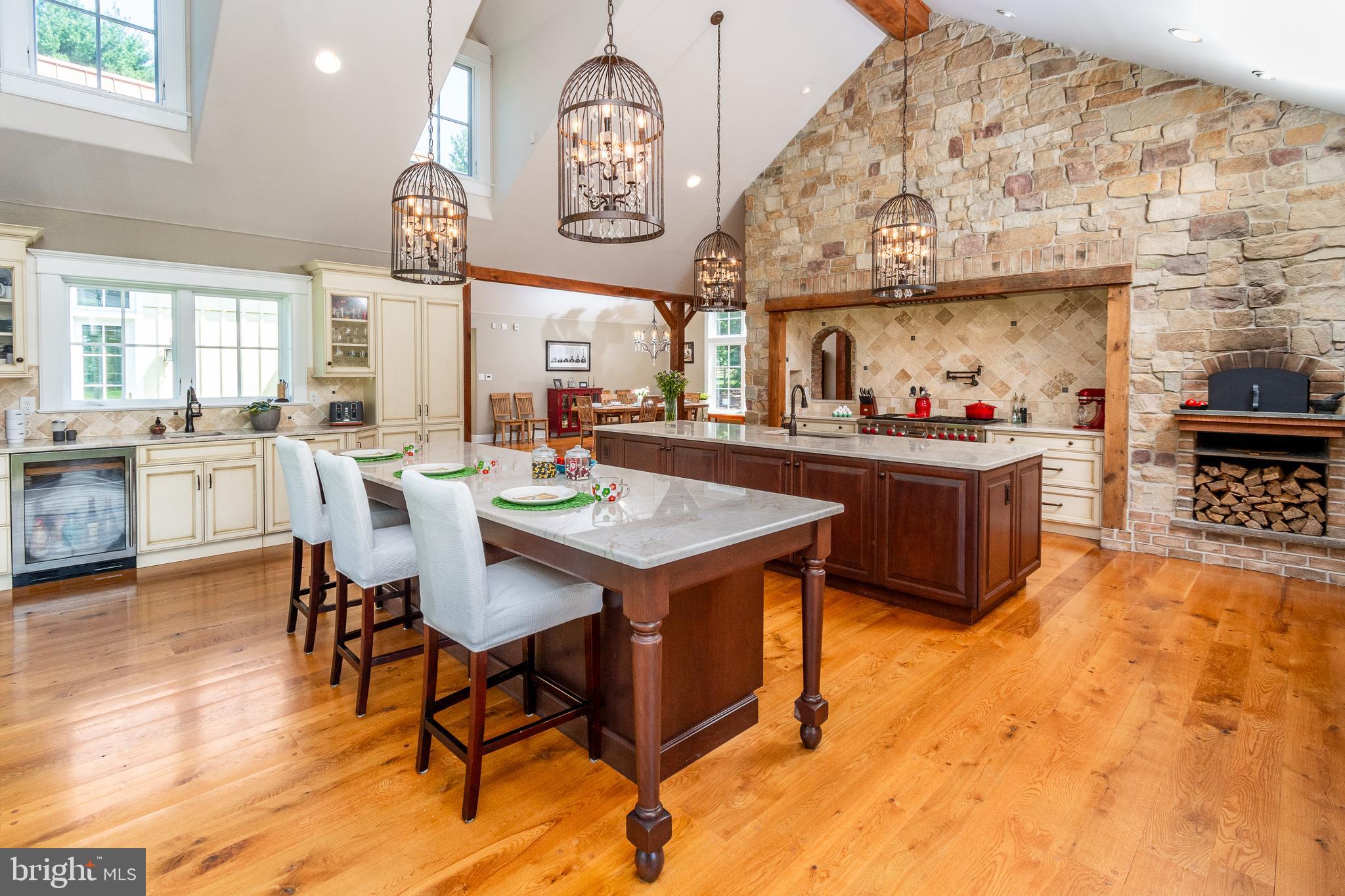 2969 Windy Bush Road Newtown, PA 18940 - Photo 34 of 124 Elegant Kitchen with Exposed Stone