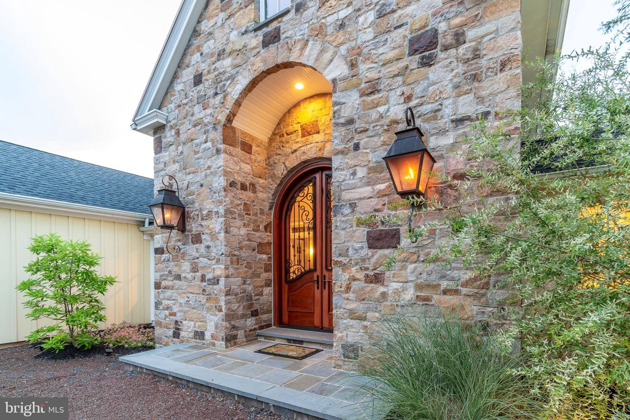 2969 Windy Bush Road Newtown, PA 18940 - Photo 94 of 124 A European Style Stone Entryway