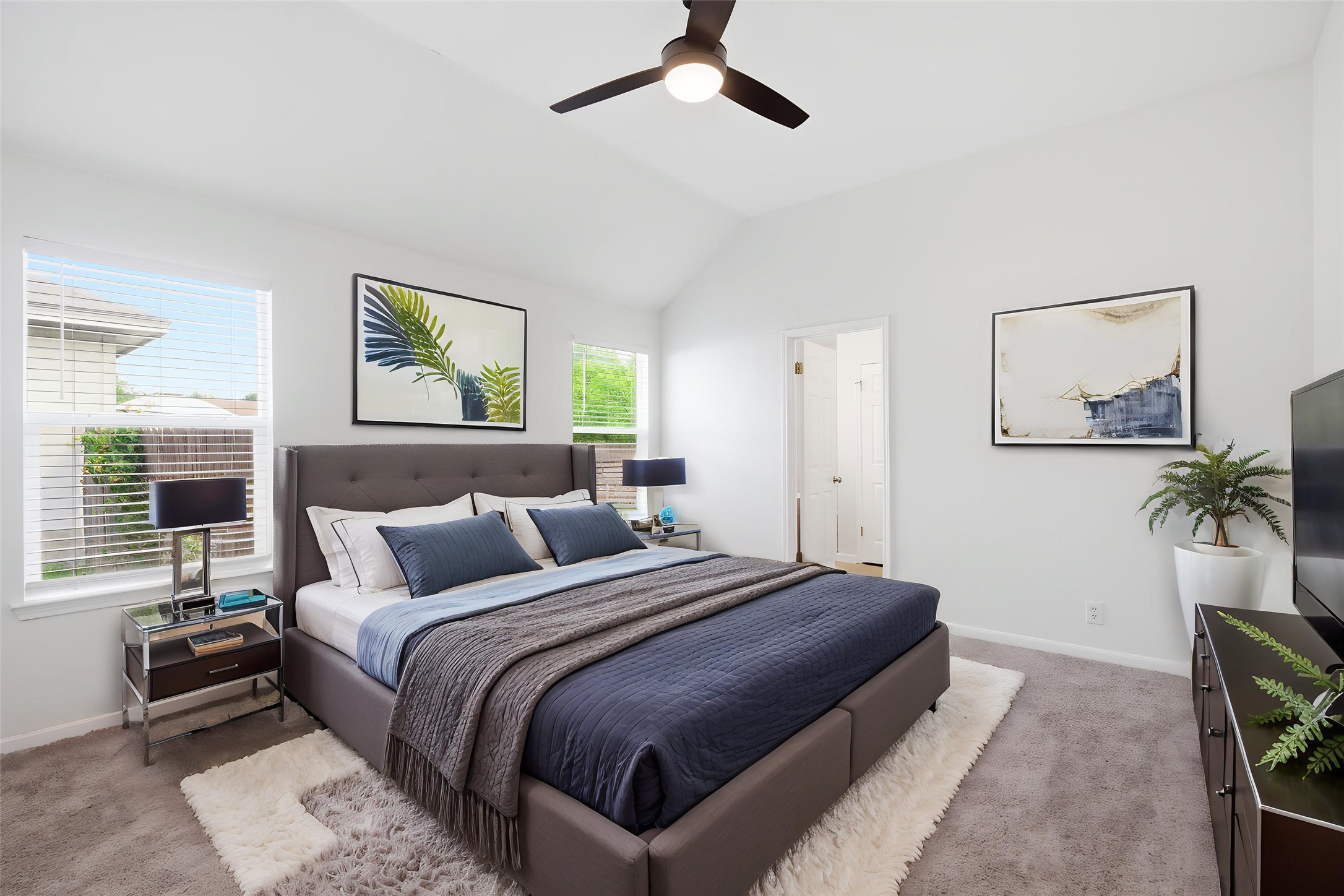 1006 Buttercup Court Leander, TX 78641 - Photo 3 of 32 Virtually Staged Photo - Primary Bedroom