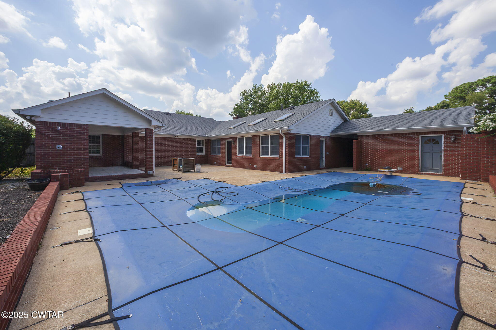 6 Jamestown Drive Jackson, TN 38305 - Photo 31 of 32 a front view of house with yard outdoor seating and barbeque oven