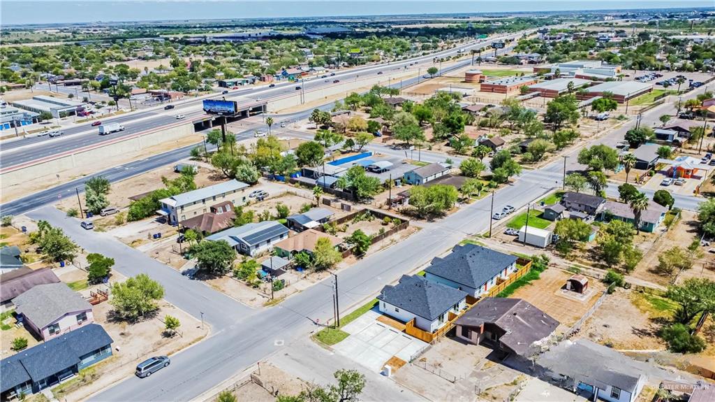 1046 Hidalgo Street Mercedes, TX 78570 - Photo 20 of 21 an aerial view of residential houses with outdoor space