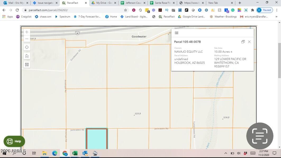 Tbd Jackrabbit Road Holbrook, AZ 86025 - Photo 11 of 11 Prior owner info