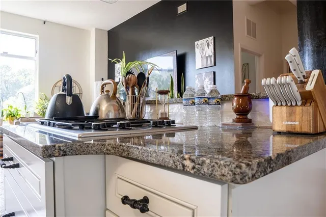 a view kitchen counter space