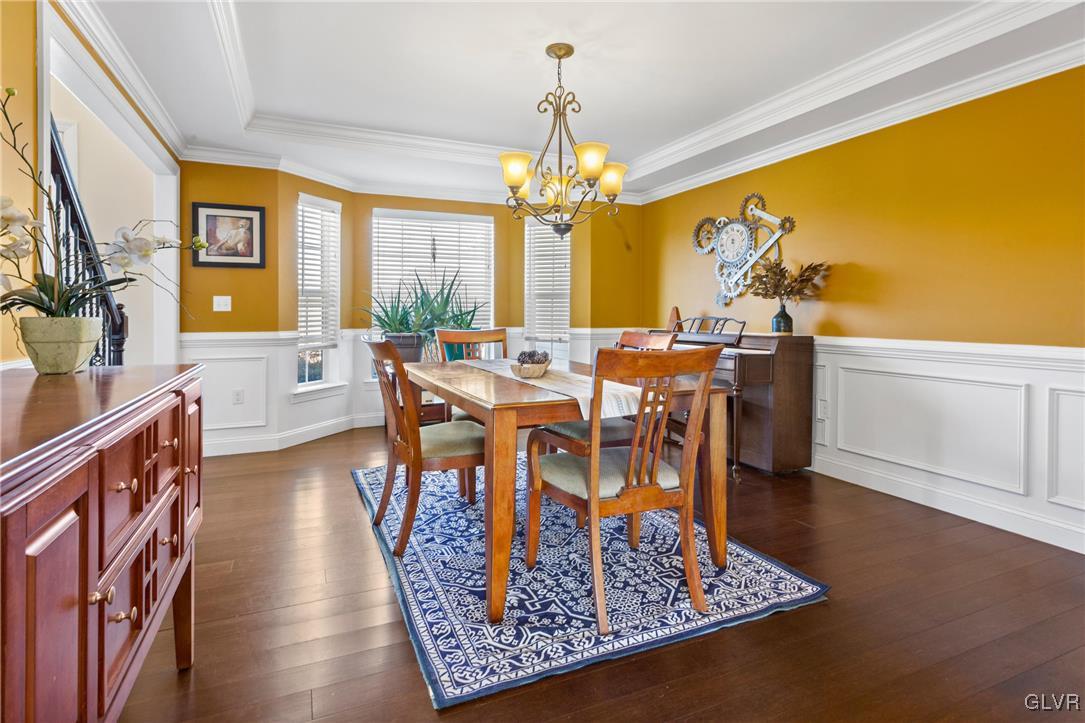 127 Fox Ridge Nazareth, PA 18064 - Photo 8 of 48 a view of a dining room with furniture window and wooden floor