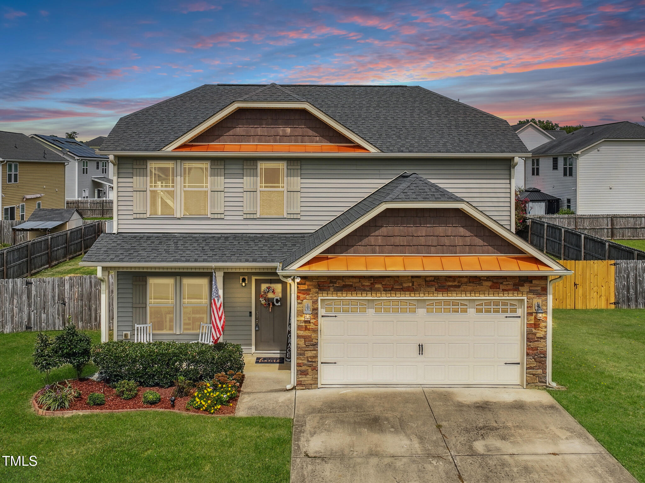 961 Sandyhill Road Wendell, NC 27591 - Photo 1 of 39 Front Exterior (Twilight)