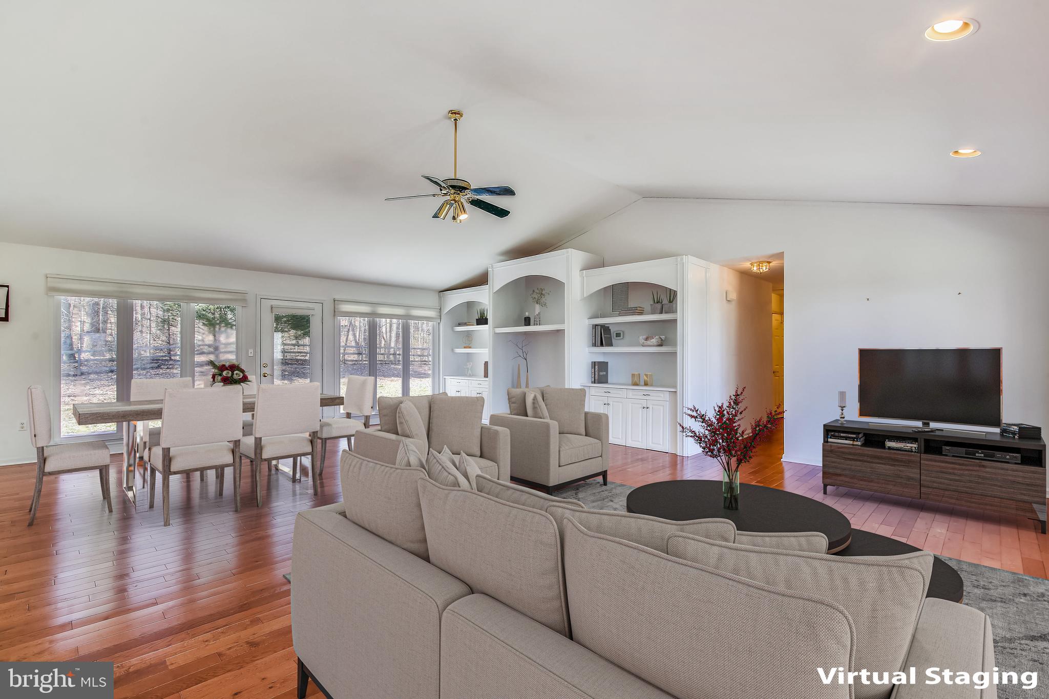 Living Room & Dining Room Virtual Staged