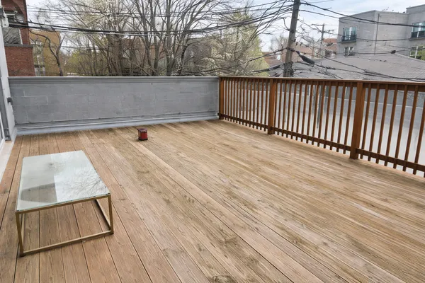 a view of outdoor space with deck