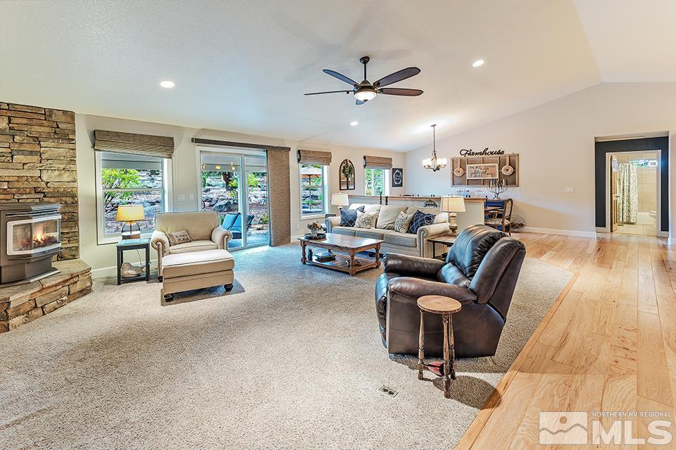 2850 Bullfrog Road Reno, NV 89521 - Photo 5 of 25 a living room with furniture and a large window