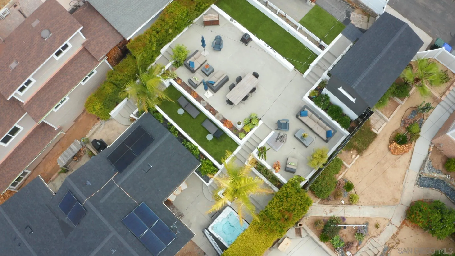 4635 4th Street La Mesa, CA 91941 - Photo 53 of 53 an aerial view of a house with a garden
