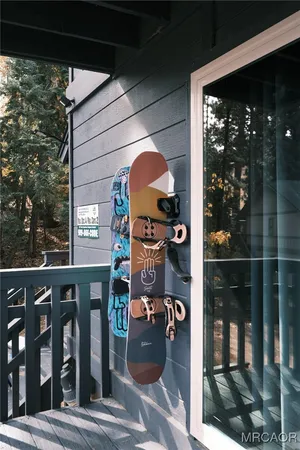 a view of entryway door