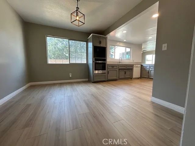 a bathroom with a glass door shower
