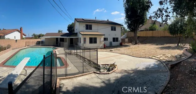 a view of swimming pool with an outdoor space