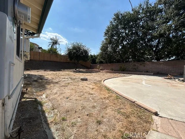 a view of outdoor space and deck