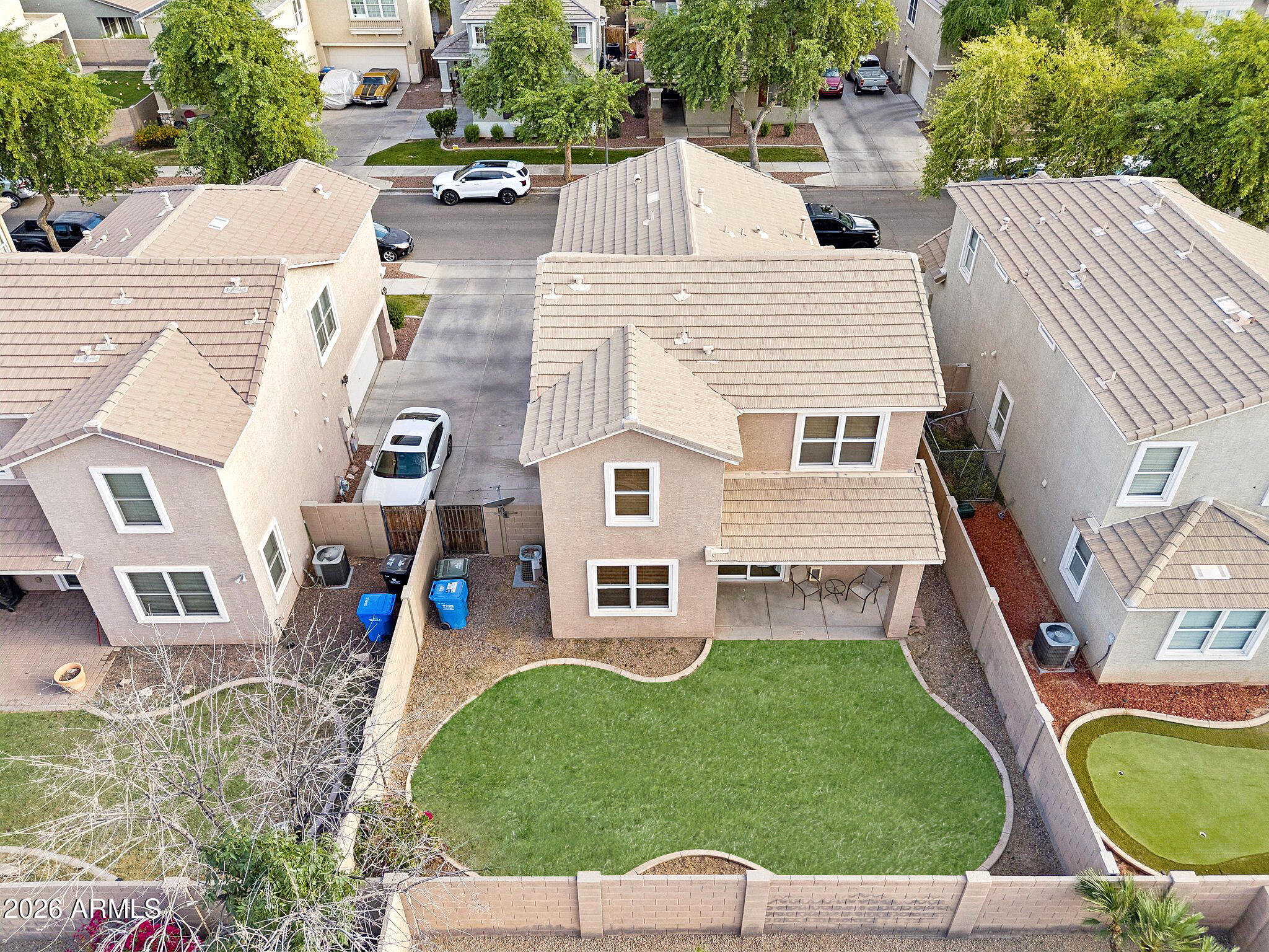 2226 East Fraktur Road Phoenix, AZ 85040 - Photo 3 of 68 Drone shot (grass virtually enhanced)