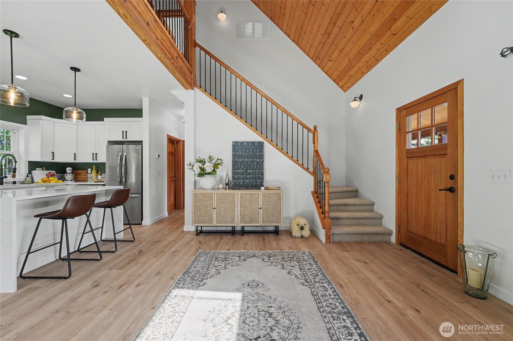 93 Golf Course Drive Pateros, WA 98846 - Photo 4 of 34 a view of entryway and hall with wooden floor