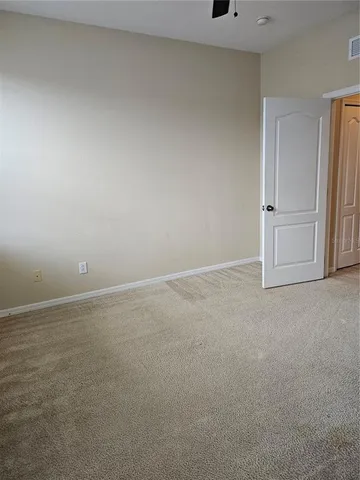 a view of a park with trees