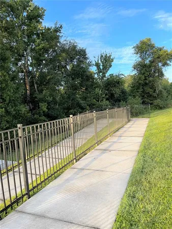 a view of city from balcony