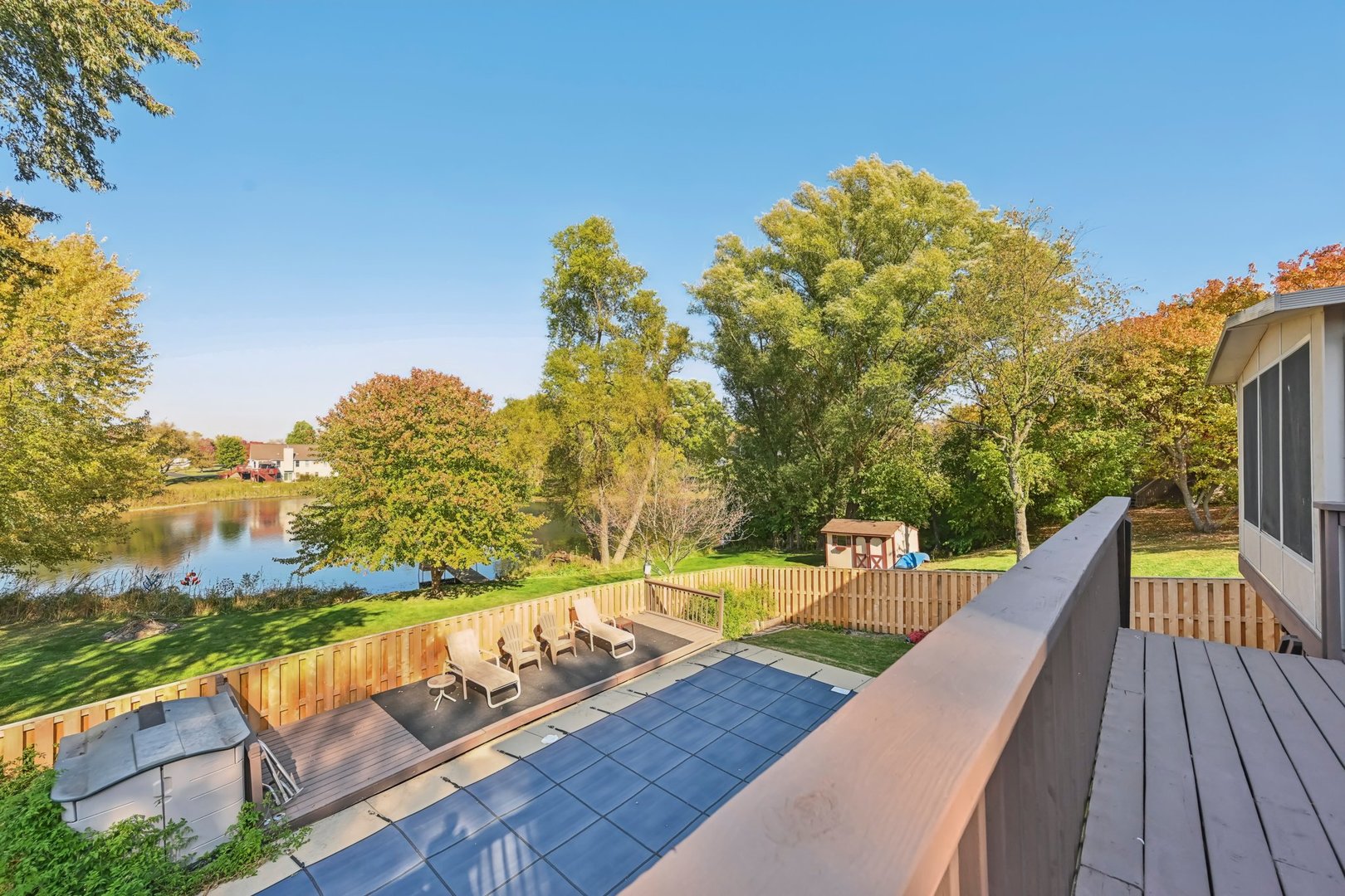 14N599 Timber Ridge Drive Elgin, IL 60124 - Photo 4 of 51 a view of deck with seating space