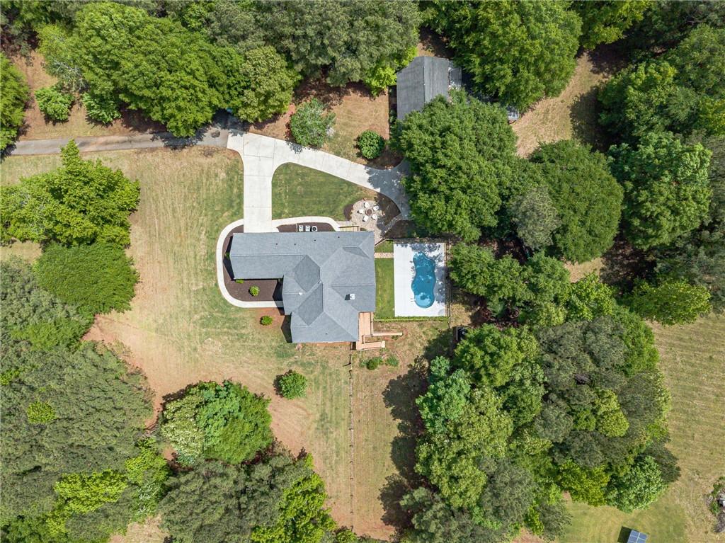 4415 Locklin Road Monroe, GA 30655 - Photo 70 of 79 an aerial view of a house with a yard