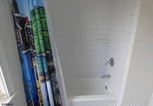 a close up of a bathtub