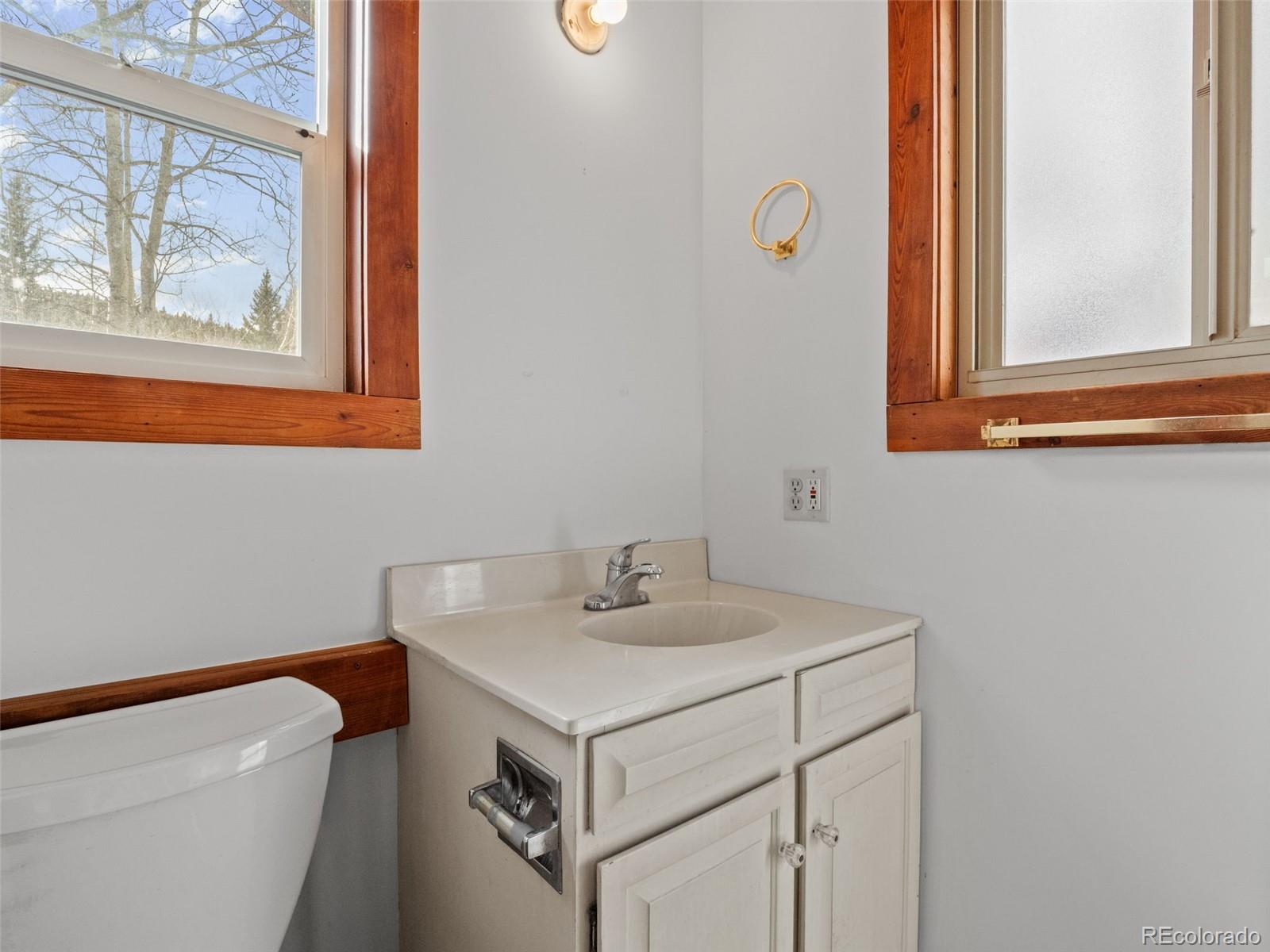 757 Lower Travis Gulch Road Black Hawk, CO 80422 - Photo 17 of 31 a bathroom with a sink and a toilet