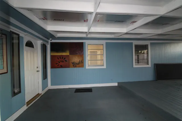 a view of room with window