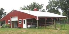 1315 Country Trails Road Conway, MO 65632 - Photo 1 of 1 Horse Barn Front for website