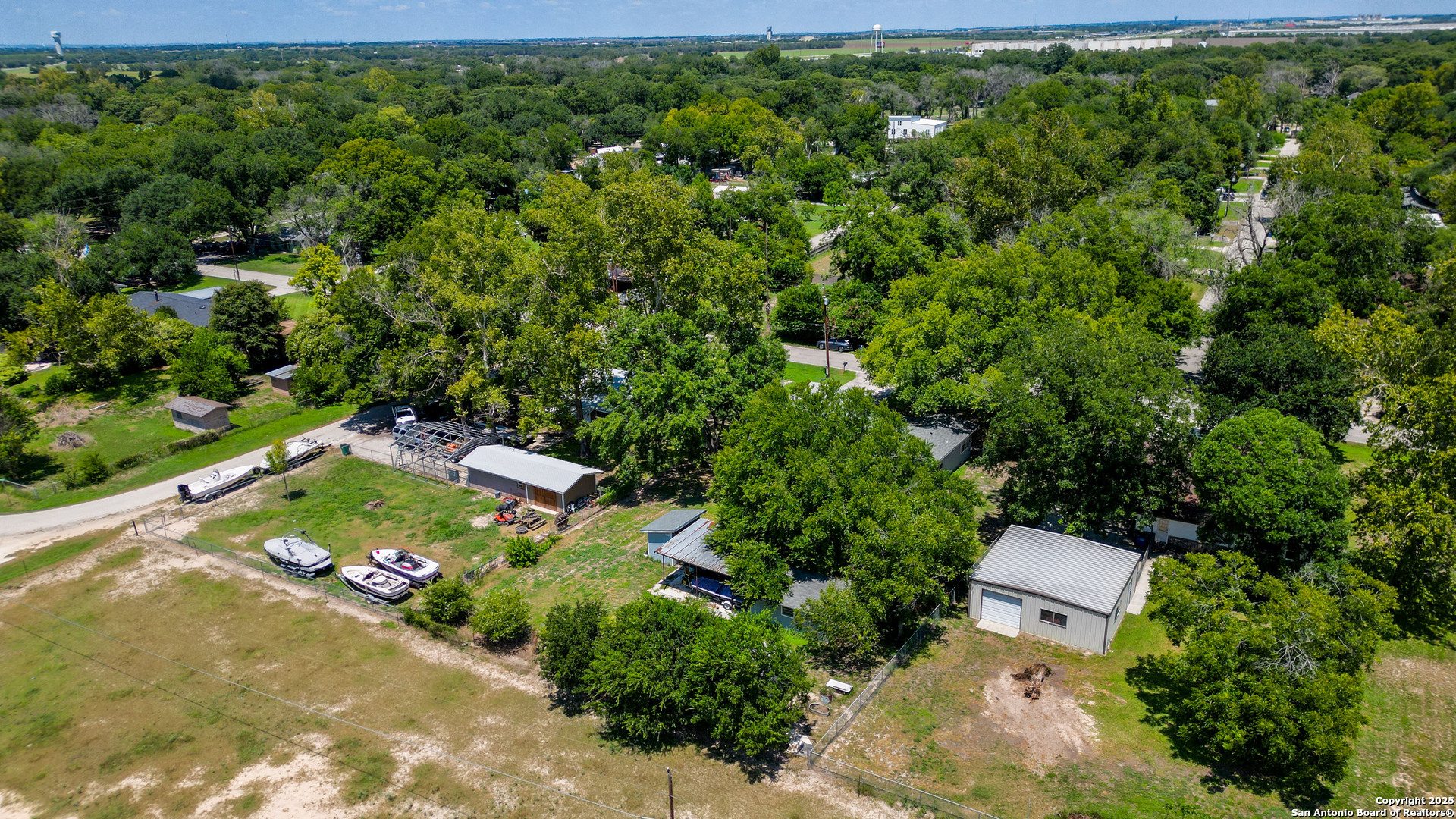 404 Reiley Road Seguin, TX 78155 - Photo 39 of 45 an aerial view of a house with a yard