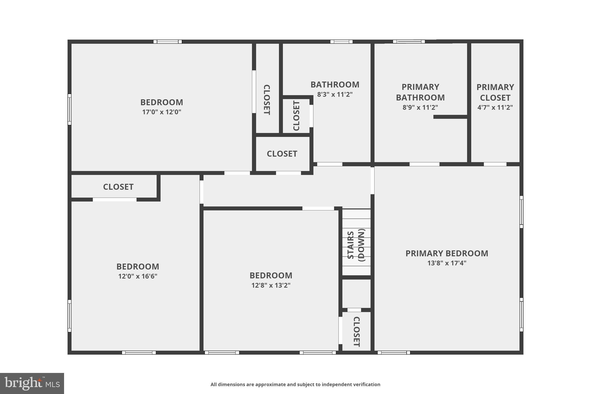 21 Flintshire Road Malvern, PA 19355 - Photo 39 of 40 Floor Plan Upper Level (measurements are approx)