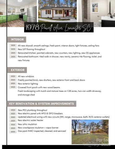 $209,000 | 1978 Powell Avenue, Lancaster, SC 29720