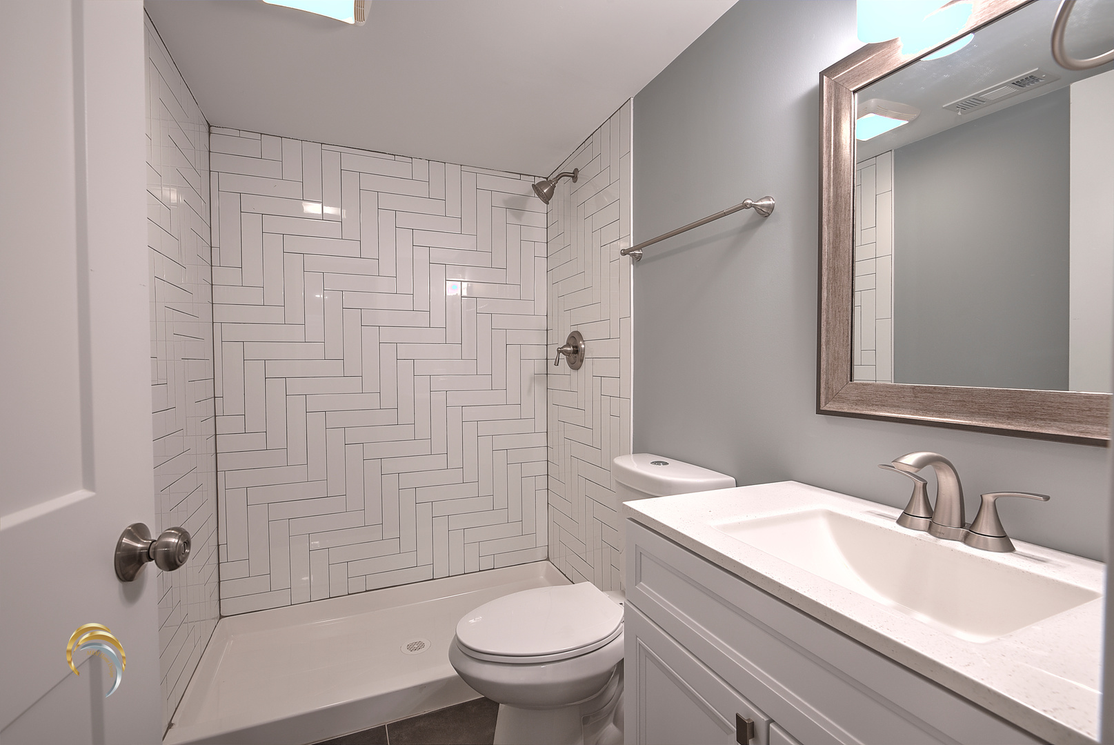 1016 Riedy Road Lisle, IL 60532 - Photo 12 of 17 a bathroom with a granite countertop sink toilet and shower