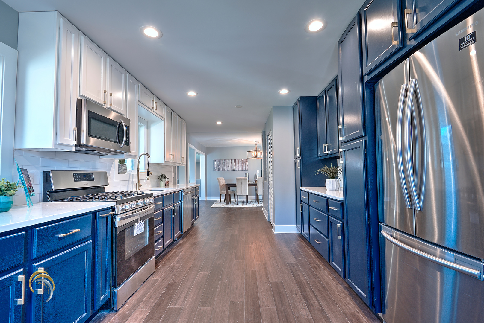 1016 Riedy Road Lisle, IL 60532 - Photo 9 of 17 a kitchen with stainless steel appliances granite countertop a refrigerator a stove top oven a sink and dishwasher