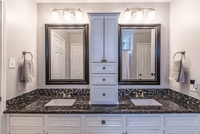 a view of a livingroom with a flat screen tv