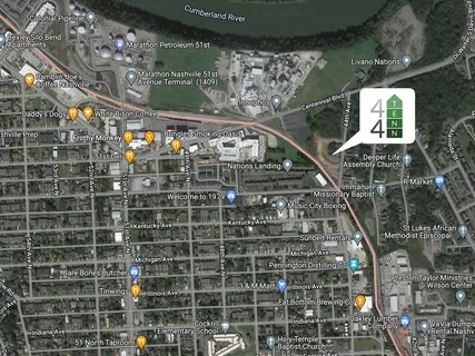 a view of a brick house with a door