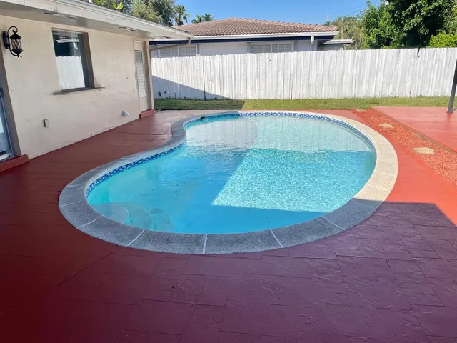 a view of a swimming pool