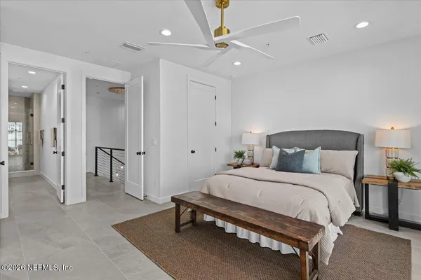 an aerial view of city