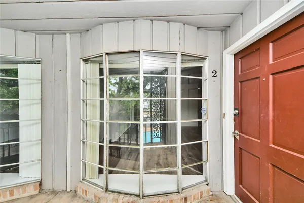 a view of a entryway