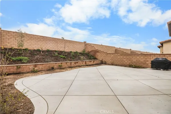 a view of terrace with seating space