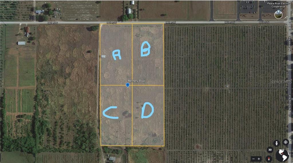 Metheny Road, Unit C Wauchula, FL 33873 - Photo 1 of 1 Plat Map - Metheny Rd - Lots identified