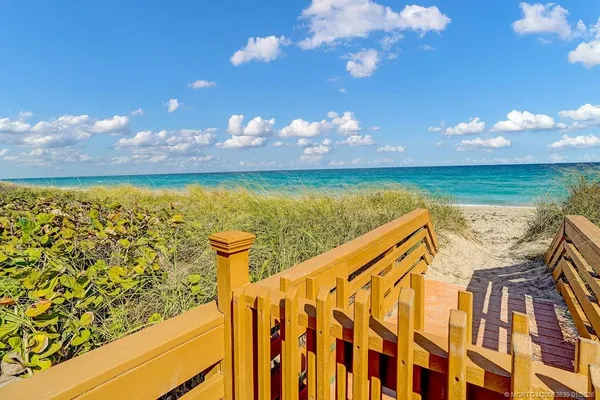 a view of an ocean from a balcony