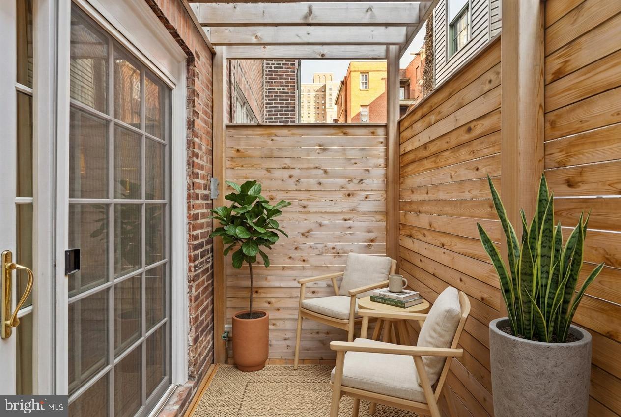 2136 St James Street Philadelphia, PA 19103 - Photo 14 of 56 Private Outdoor Terrace (virtually staged)