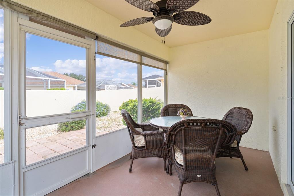 1116 San Bernardo Road The Villages, FL 32162 - Photo 28 of 46 a view of a dining room with furniture window and outside view
