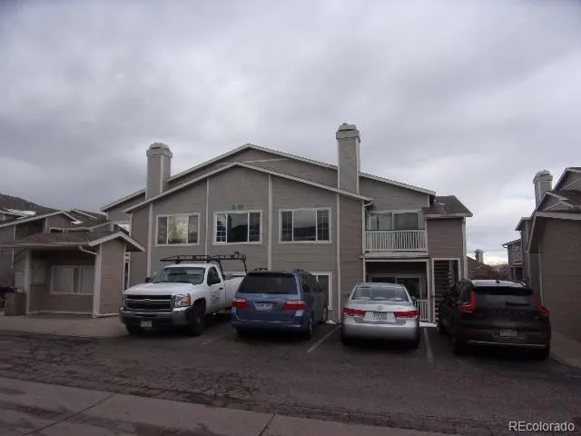 a car parked in front of a house
