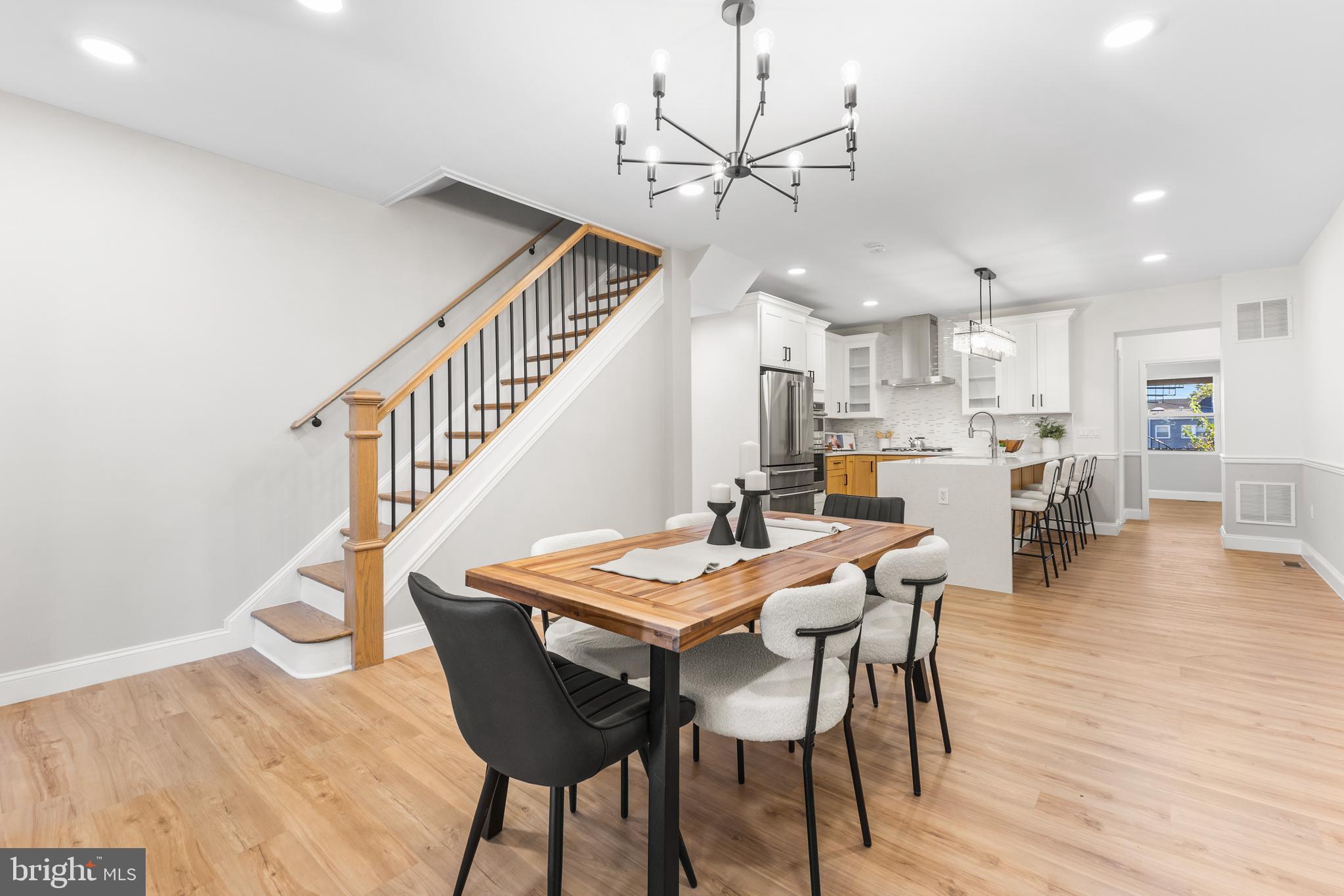 329 15th Street Northeast Washington, DC 20002 - Photo 2 of 71 a view of a dining room with furniture wooden floor and chandelier