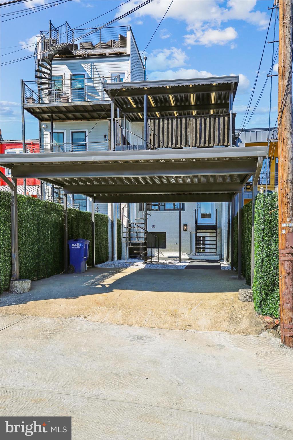 329 15th Street Northeast Washington, DC 20002 - Photo 65 of 71 Back Elevation PRIOR to garage door install