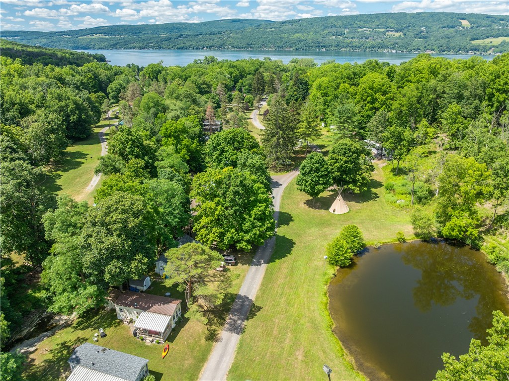 6351 North Vine Valley Road, Unit 11 Middlesex, NY 14507 - Photo 14 of 50 AERIAL VIEW OF INDIAN VILLAGE PARK!