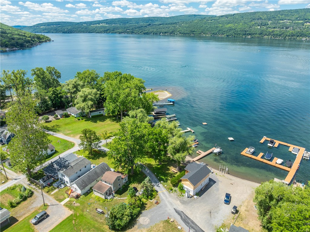 6351 North Vine Valley Road, Unit 11 Middlesex, NY 14507 - Photo 32 of 50 AERIAL VIEW OF INDIAN VILLAGE WATERFRONT!