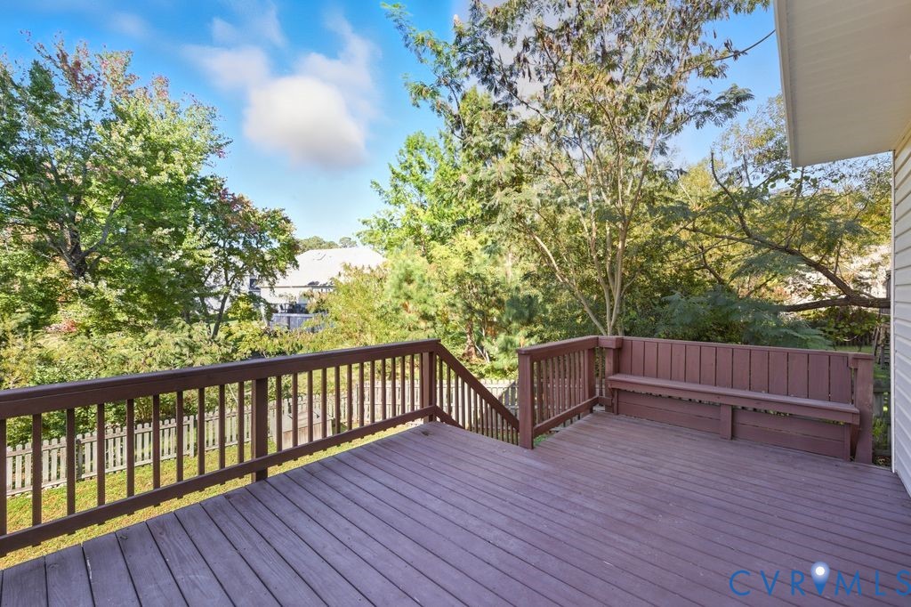 12004 Stamford Road Midlothian, VA 23112 - Photo 38 of 49 a view of a balcony with wooden floor