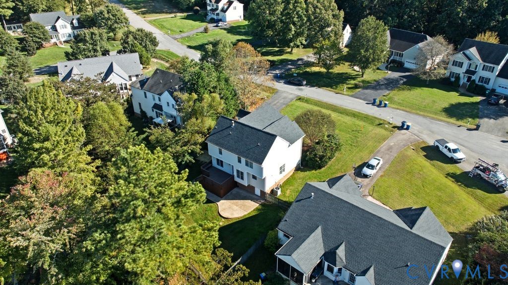 12004 Stamford Road Midlothian, VA 23112 - Photo 45 of 49 an aerial view of a house with outdoor space