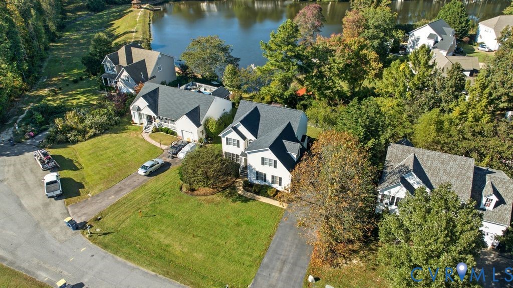 12004 Stamford Road Midlothian, VA 23112 - Photo 47 of 49 an aerial view of a house with garden space and street view